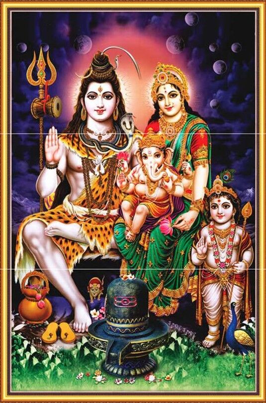 HG 6009 – Shiv Parivar Poster