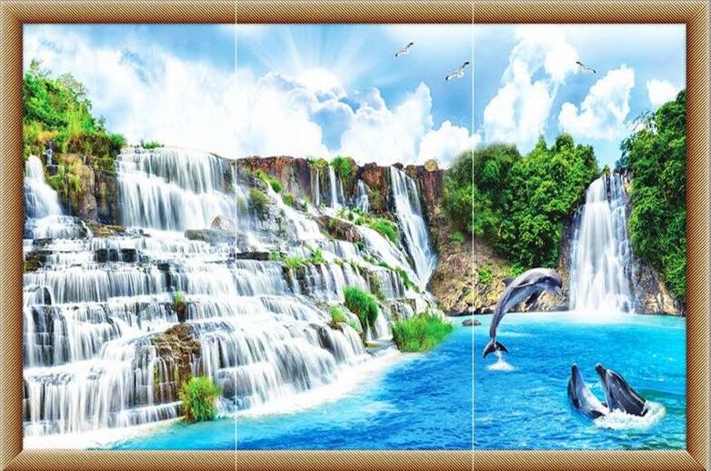 HG 6014 – Dolphin Waterfall Landscape Poster